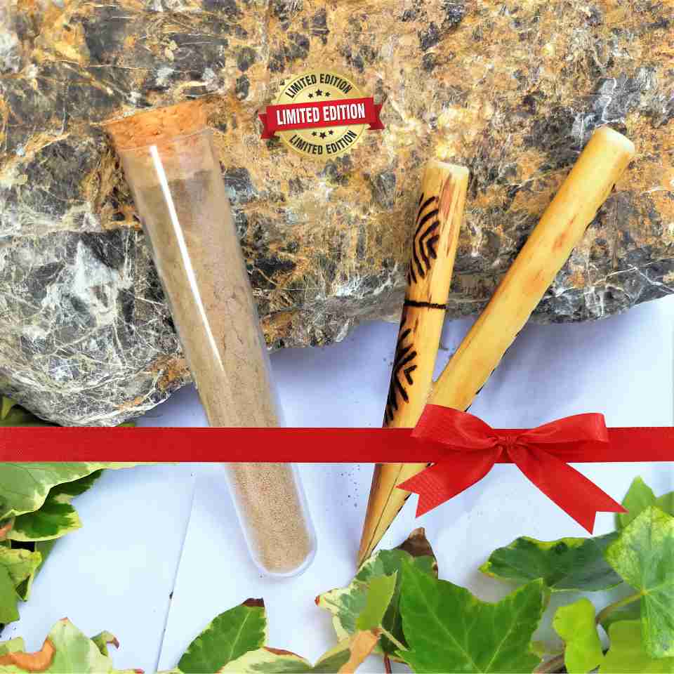 Kit KURIPE Vichingo + 10gr di Rapé TSUNU o altri a Scelta Kit KURIPE Vichingo + 10gr di TSUNU