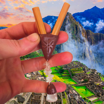 Kuripe Bambu Pendente Quarzo Bianco Kuripe Bambu Pendente Quarzo Bianco