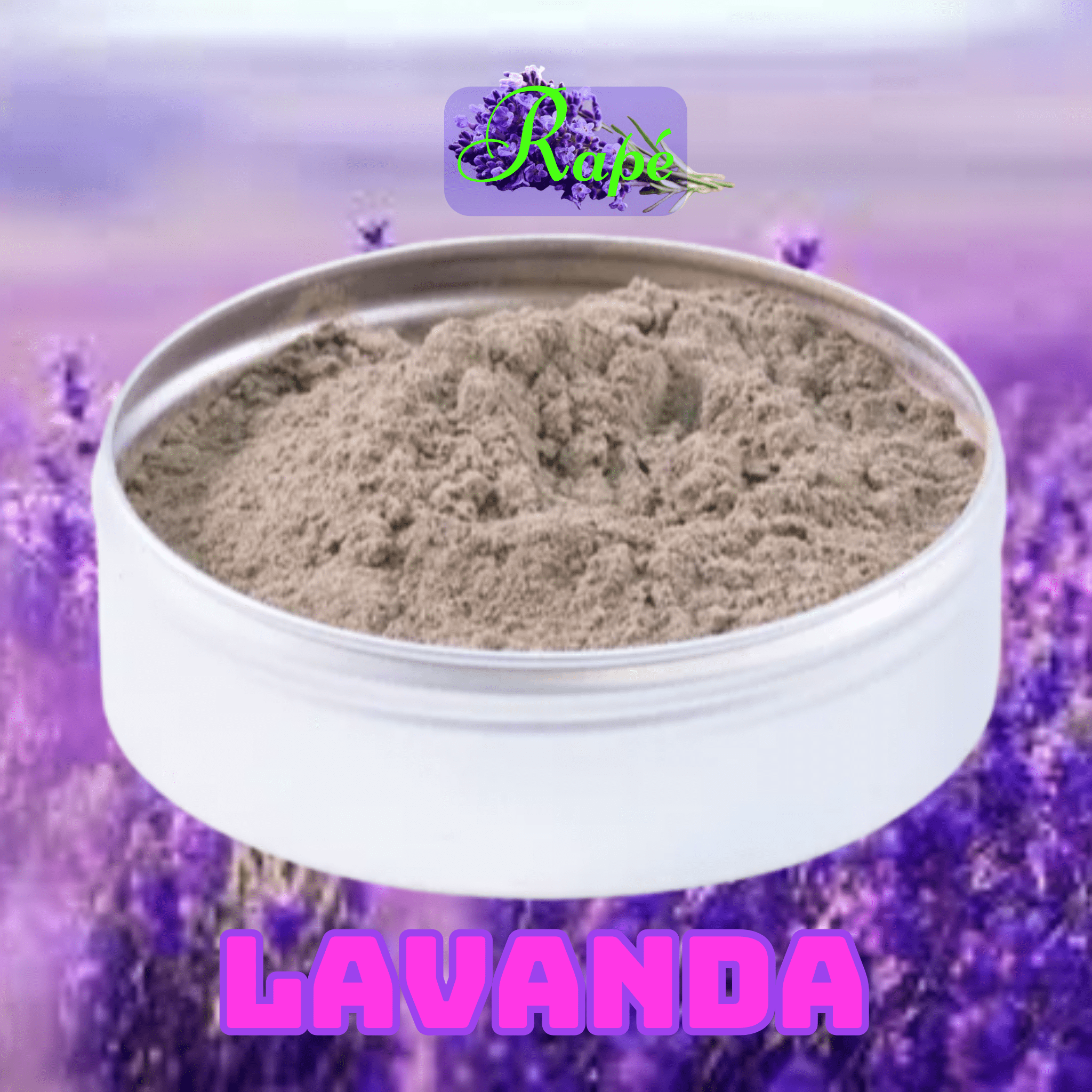 Rapé Lavanda - Tranquillante, Serenità e Purezza Rapé Lavanda calmante, ansiolitico, antimicrobico e antinfiammatorio