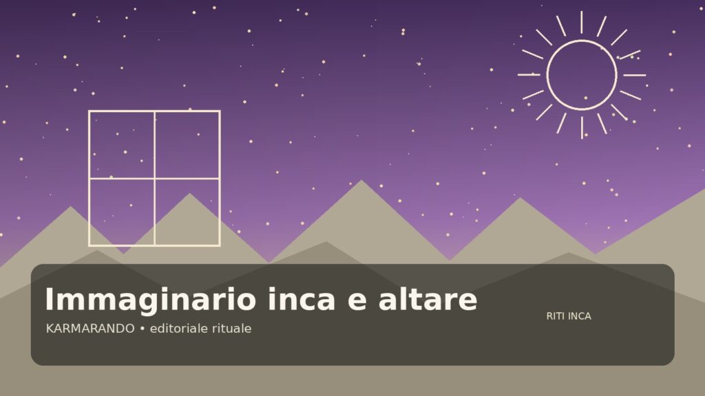 Dalle Ande all’altare contemporaneo: cosa rende riconoscibile un immaginario inca Dalle Ande all’altare contemporaneo: cosa rende riconoscibile un immaginario inca
