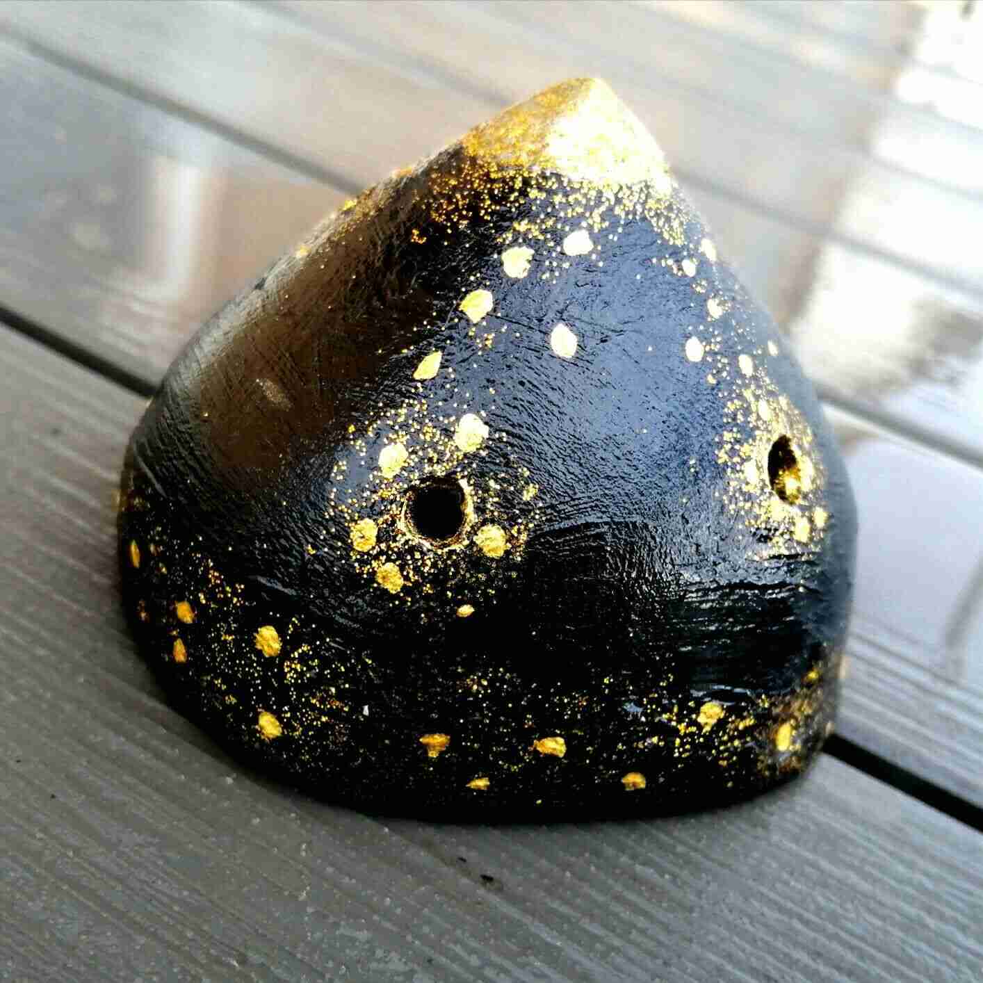 Ocarina Astery Goccia D'oro Ocarina-Astery-Goccia-Doro-Pentatonica-Scala-Bassa-A-Okarina-di-Terra-cotta-353853498361-7