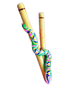 Kuripe Grande Serpente - Mixcolor Primordiale in Bamboo - immagine 3