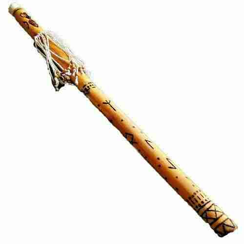Sonaglio RainStick Shaman in Bamboo, Fatto a Mano con Rune Norreniche Loki Sonaglio RainStick Shaman in Bamboo, Fatto a Mano con Rune Norreniche Loki - immagine 3