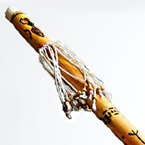Sonaglio RainStick Shaman in Bamboo, Fatto a Mano con Rune Norreniche Loki Sonaglio RainStick Shaman in Bamboo, Fatto a Mano con Rune Norreniche Loki - immagine 6